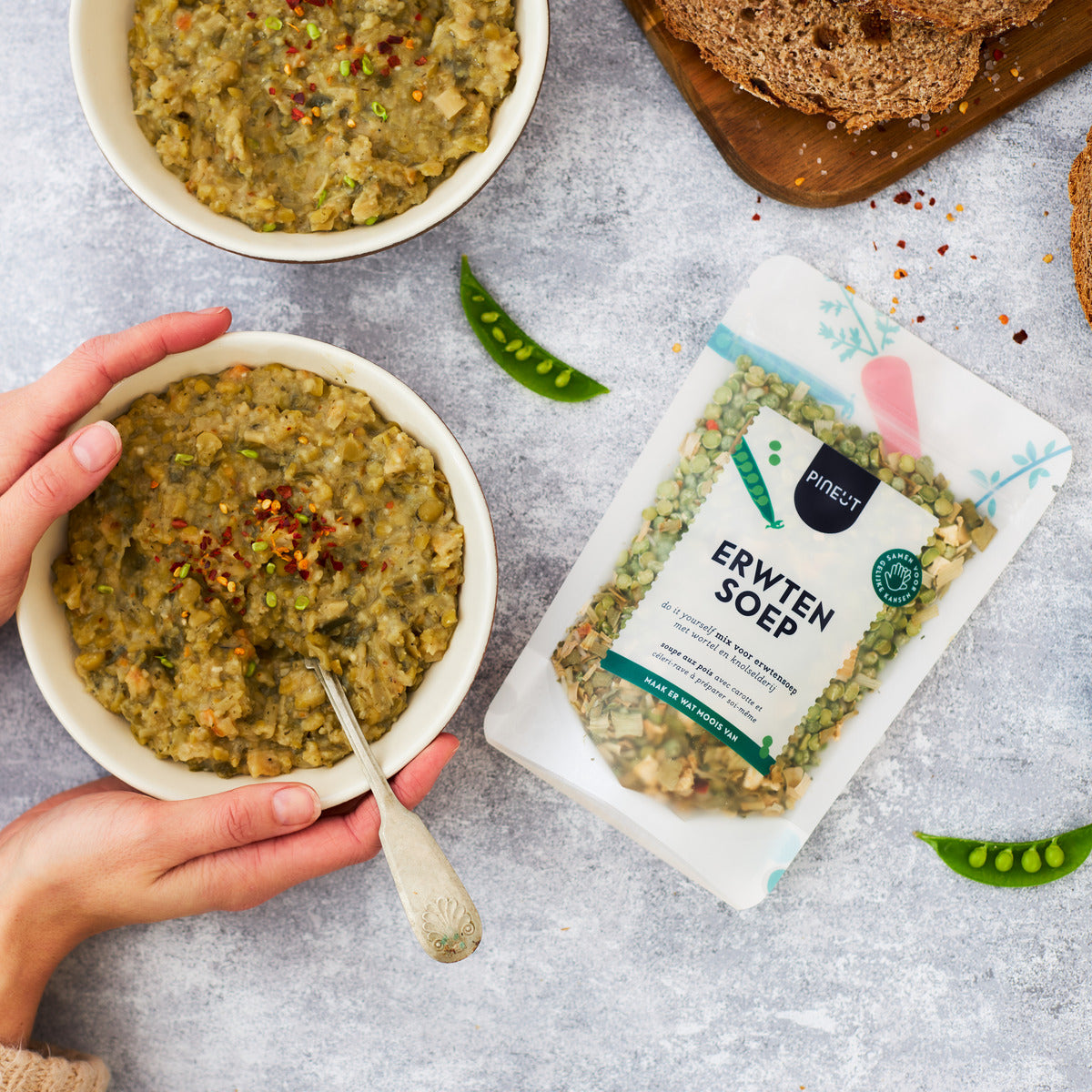 Soup | pouchbag | Pea soup