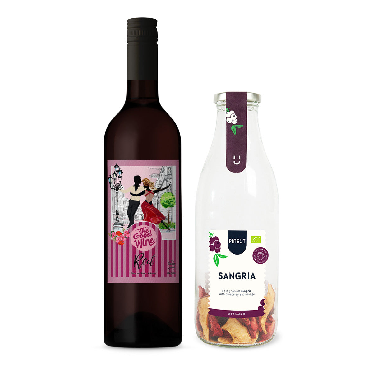 Sangria Carafe + The Good Wine | Gift Pack | Gift Package