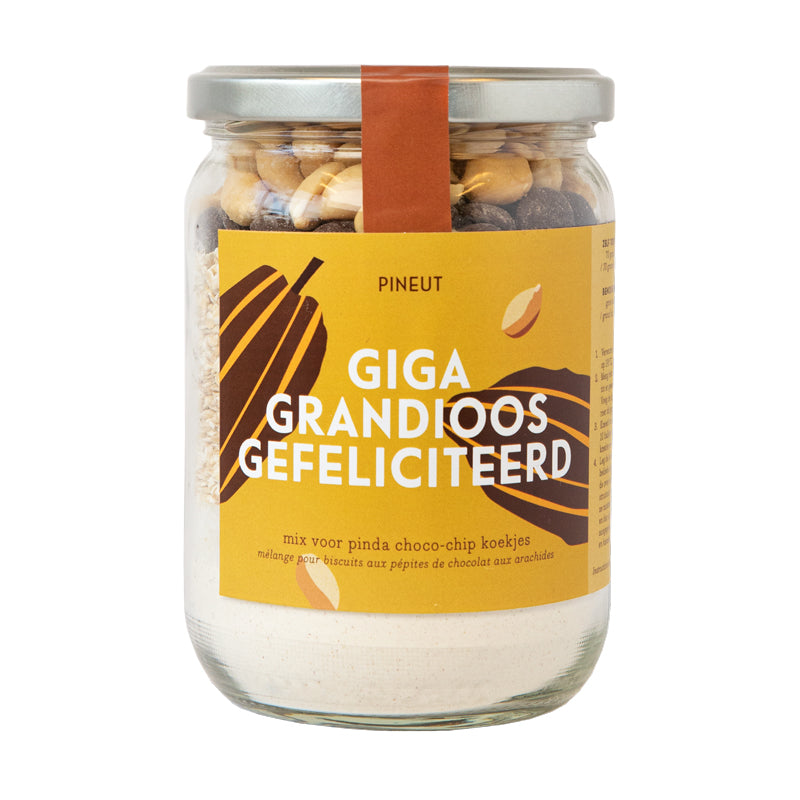 Cookie | Jar | Peanut-Chocolate - Gigantic Congratulations | Gift