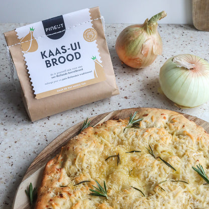 Borrelbrood | zak | Kaas-uienbrood | Doos met 8 stuks