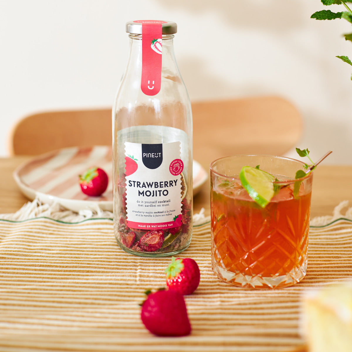 Cocktail | Strawberry Mojito | bottle | BIO