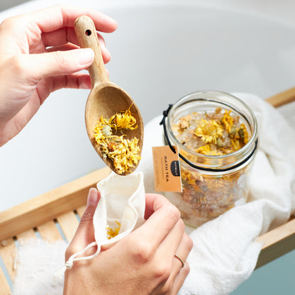 Bath Tea | Pot | Jasmine & Marigold | Home Spa