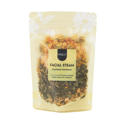 Facial Steam | pouch bag | Chamomile Peppermint | Home Spa | Home Wellness