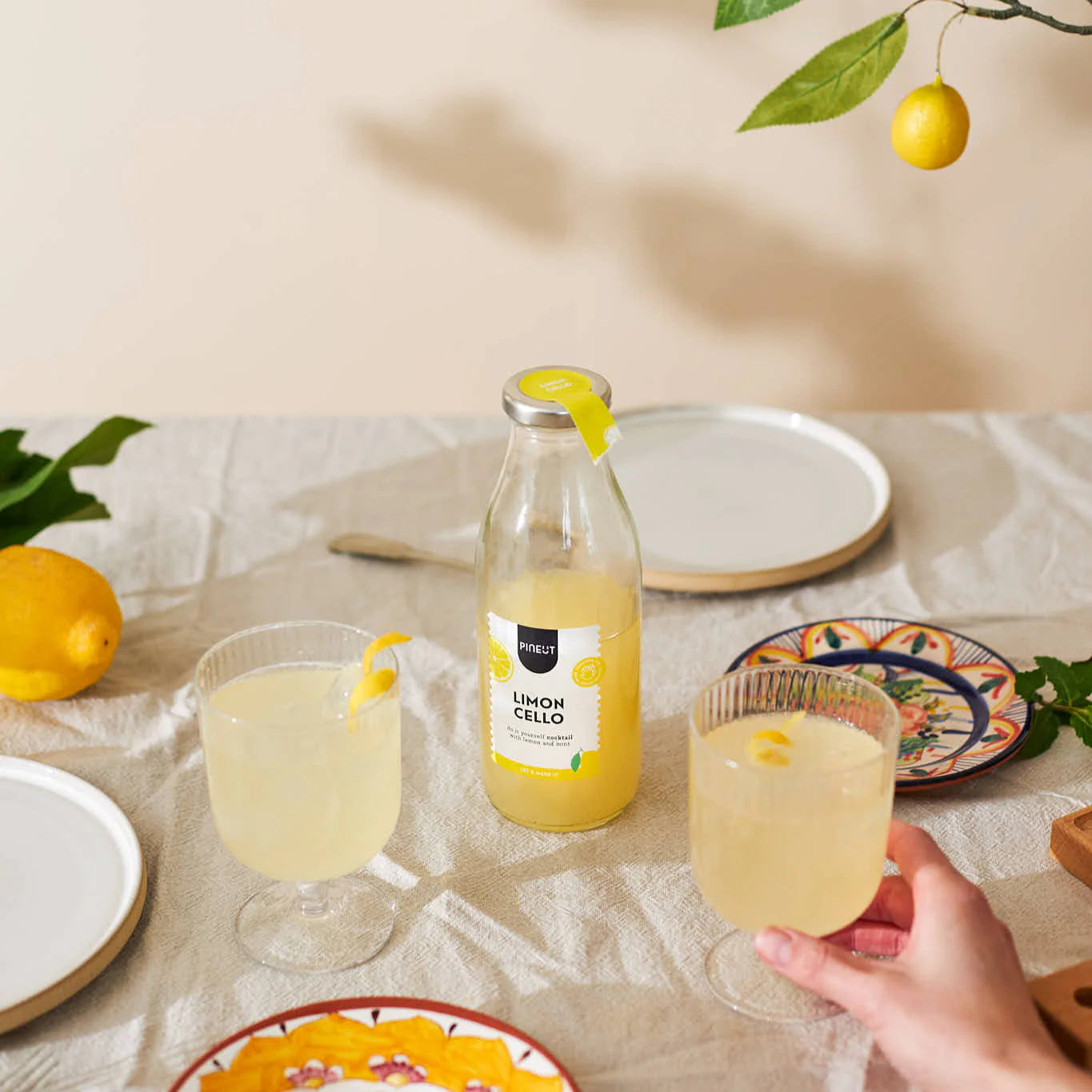 Limoncello maken | DIY Cocktail in fles | BIO | Doos met 8 stuks