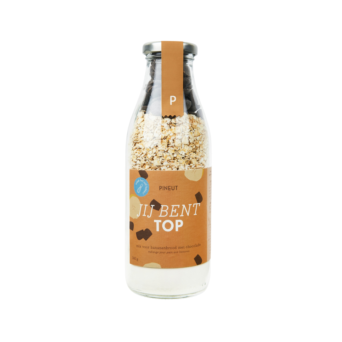 Banana Bread Chocolate | Gift Bottle | DIY Recipe to Combat Food Waste