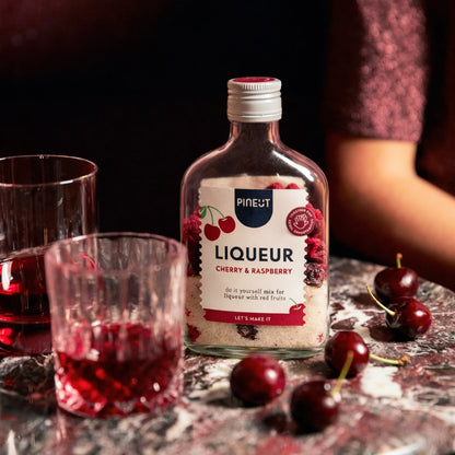 Pineut Cherry Liqueur | Pocket Flask | Cherry & Raspberry