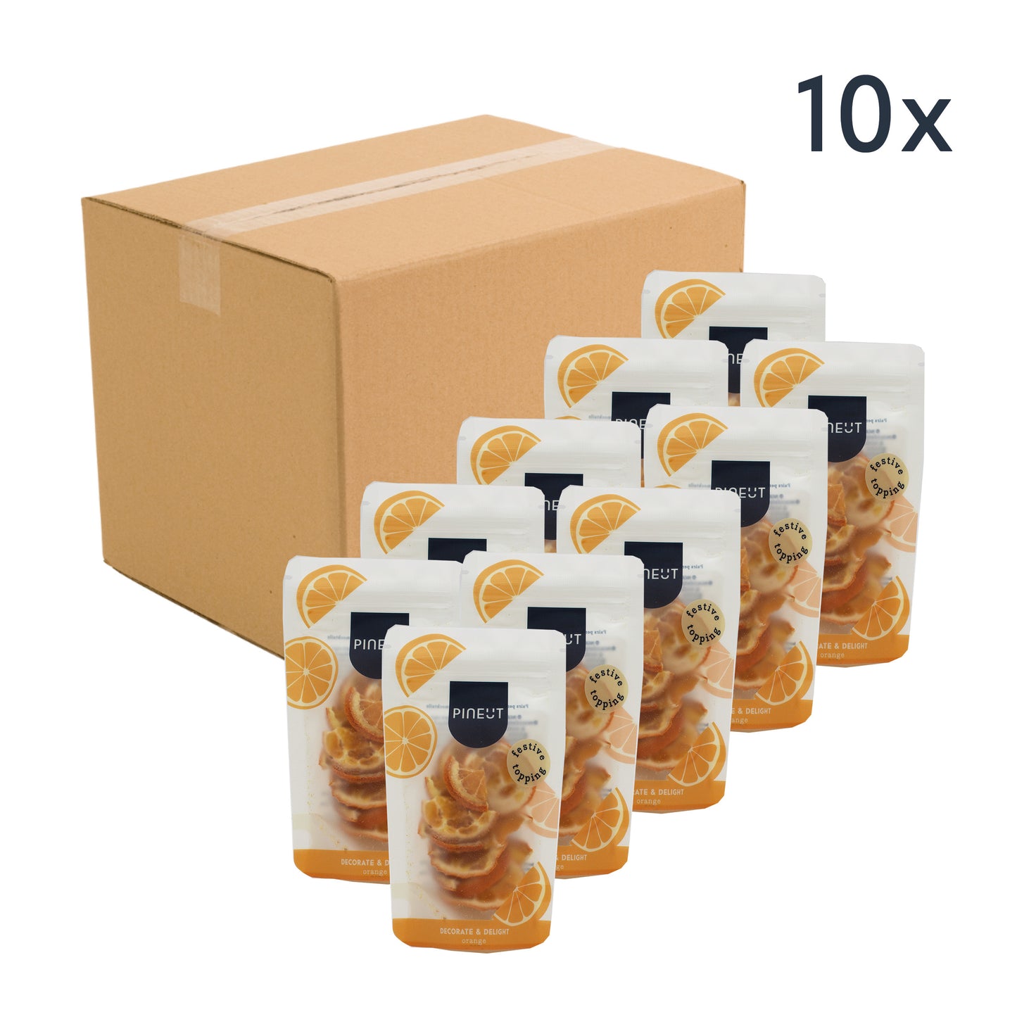 Topping | Dried orange slices | Organic