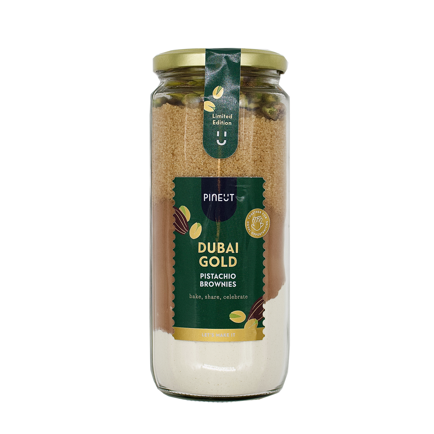 DIY Dubai Gold Brownies | Limited edition