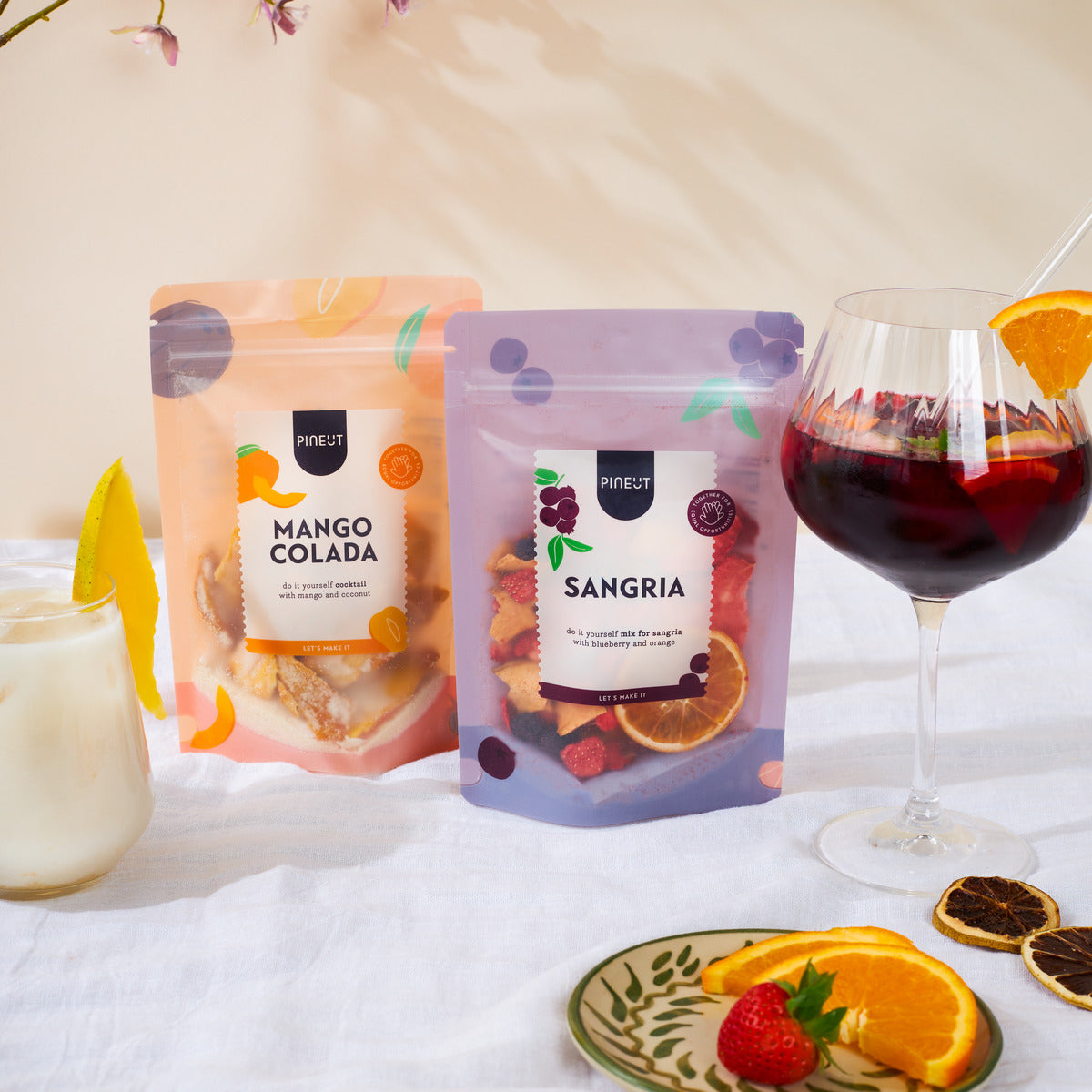 Summer drink | pouchbag | Sangria red wine BIO