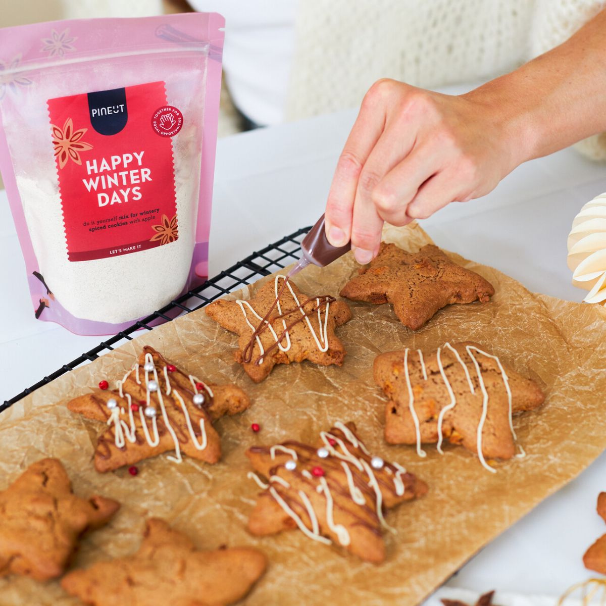 Baking cookies | Happy winter days | pouch bag | Cookies | Cookies