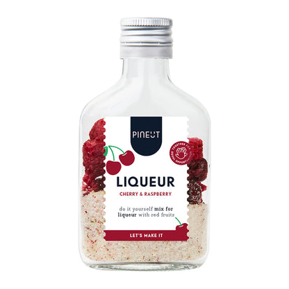 Pineut Cherry Liqueur | Pocket Flask | Cherry & Raspberry