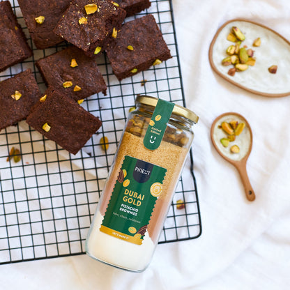 DIY Dubai Gold Brownies | Limited edition