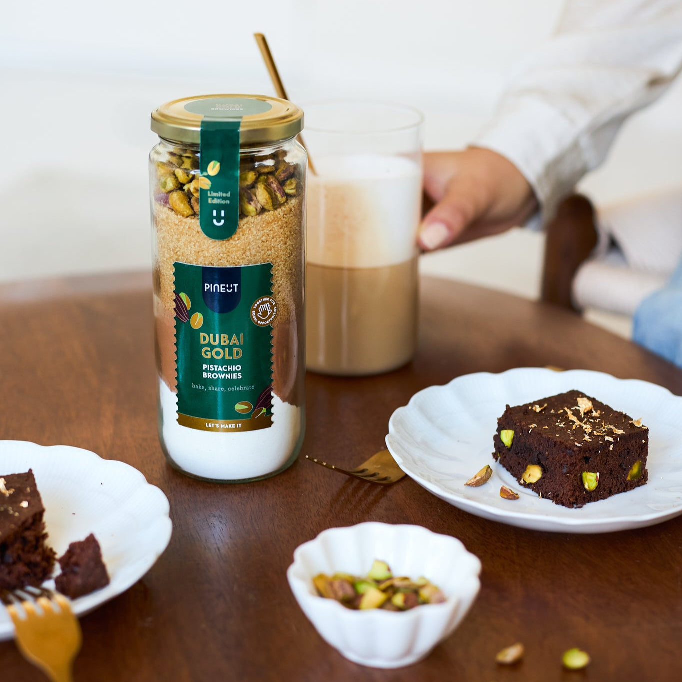 DIY Dubai Gold Brownies | Limited edition