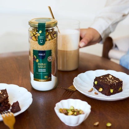 DIY Dubai Gold Brownies | Limited edition