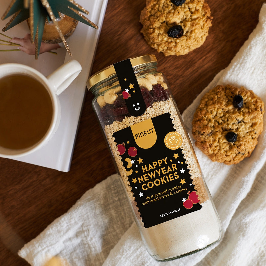 Holiday Special | Happy New Year Cookies | Jar | Scatola da 8 pezzi