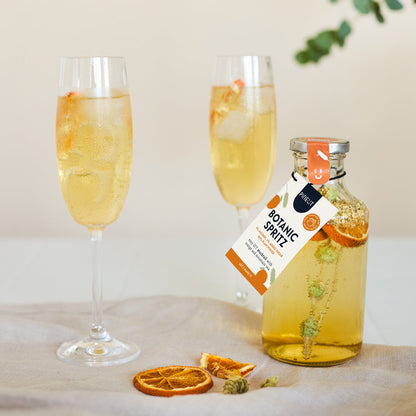 Botanic Spritz Mocktail | Orange Yarrah Elderflower | Alcohol-Free