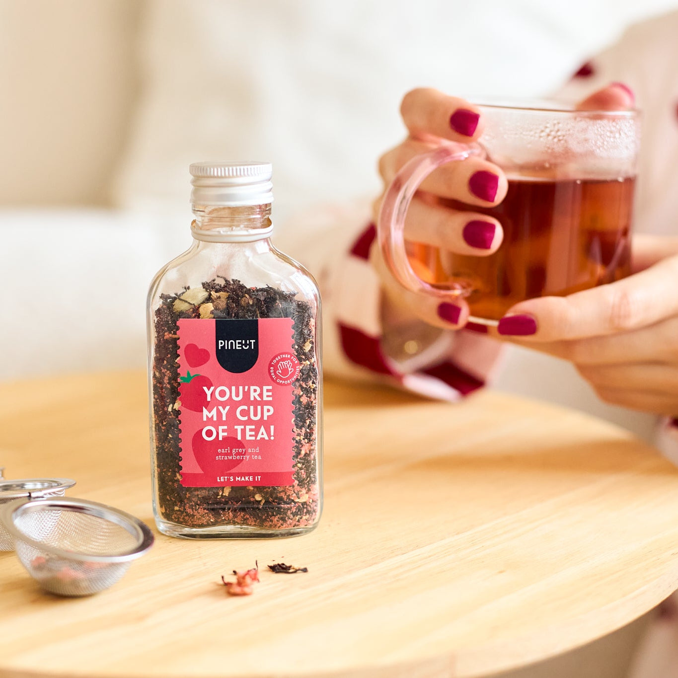 You’re my cup of tea | theemix earl grey met aardbei