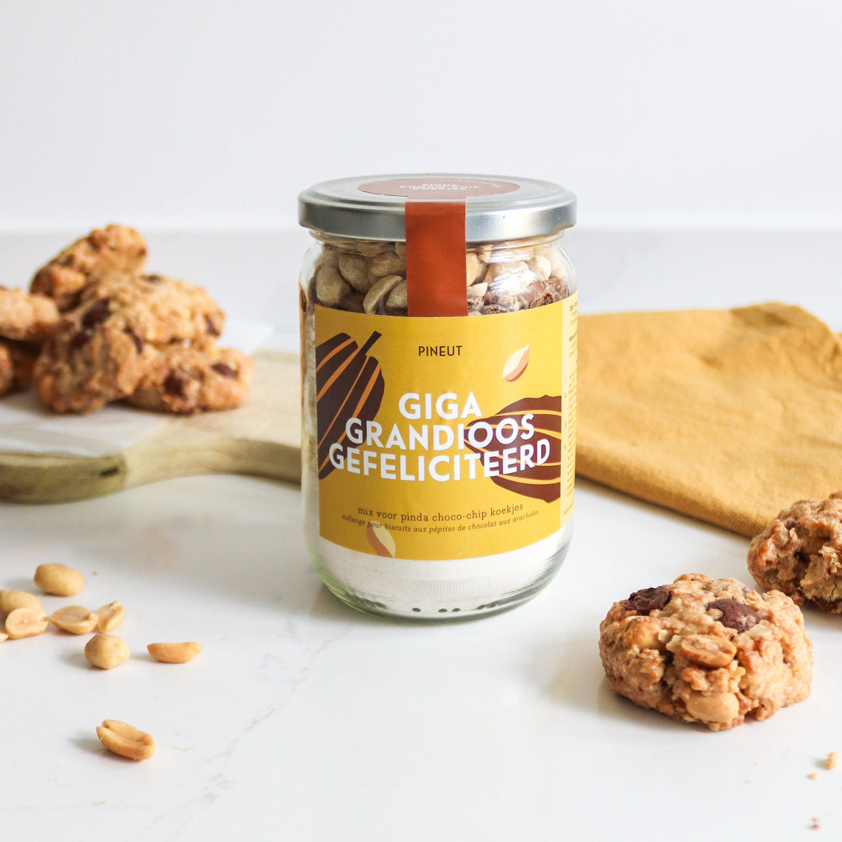 Cookie | Jar | Peanut-Chocolate - Gigantic Congratulations | Gift