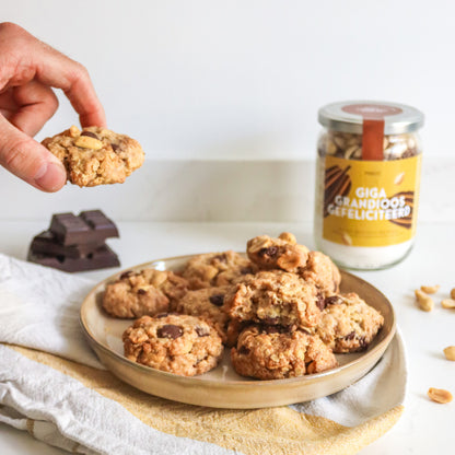 Cookie | Jar | Peanut-Chocolate - Gigantic Congratulations | Gift