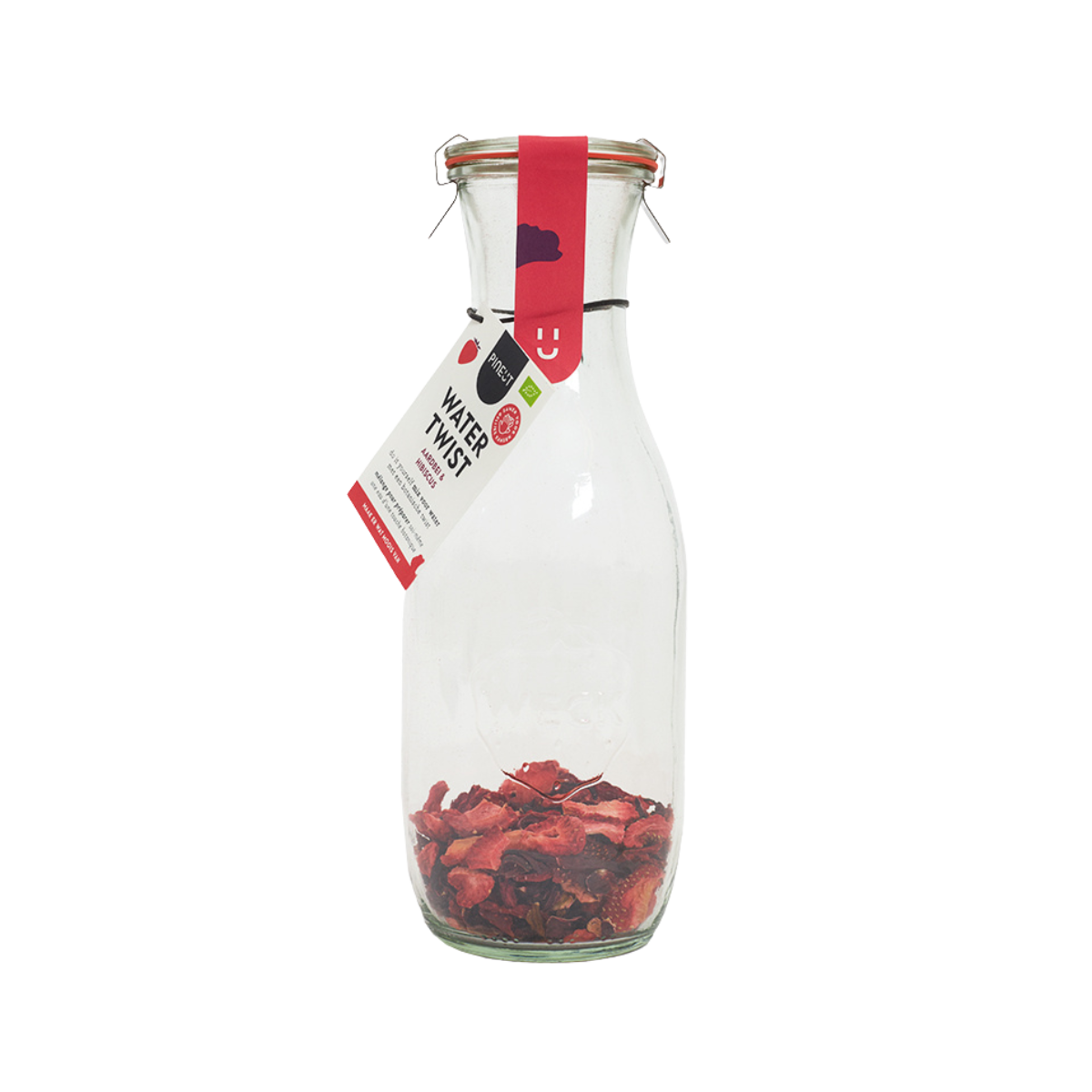 Watertwist | Carafe | Strawberry & Hibiscus BIO
