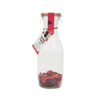 Watertwist | Carafe | Strawberry & Hibiscus BIO