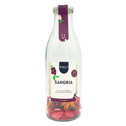 BIO DIY sangriafles voor zomerse sangria en cocktails thuis.
