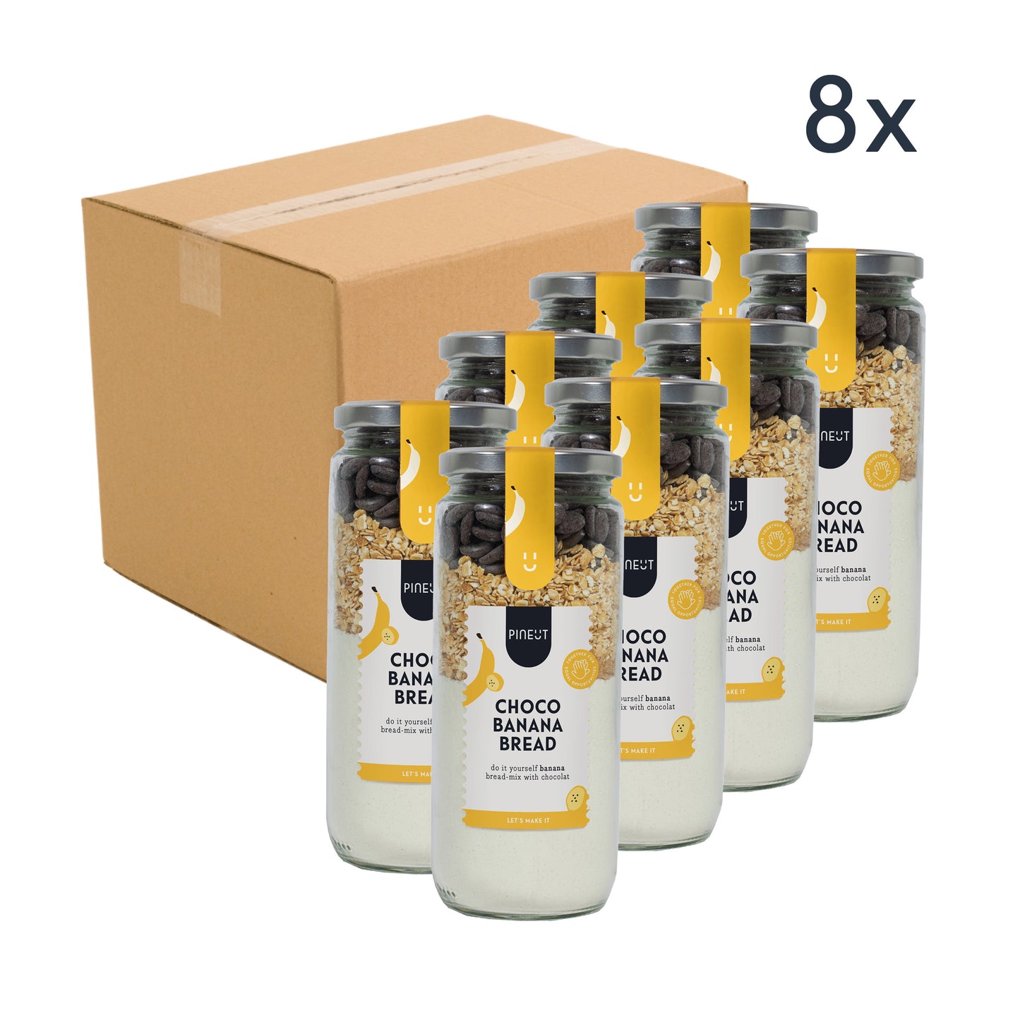 Cake Choco Banana Bread | Pot | Préparation maison gourmande au chocolat | Pause sucrée irrésistible