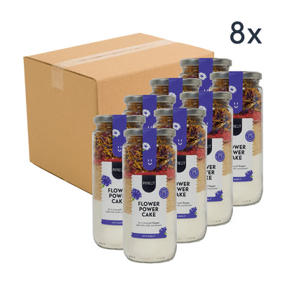 Cake Flower Power coloré | Pot | Préparation maison fleurie & fun | Idée cadeau originale