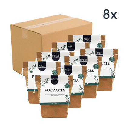 Baking Focaccia | DIY Snack Bread Mix in Bag | Pineut