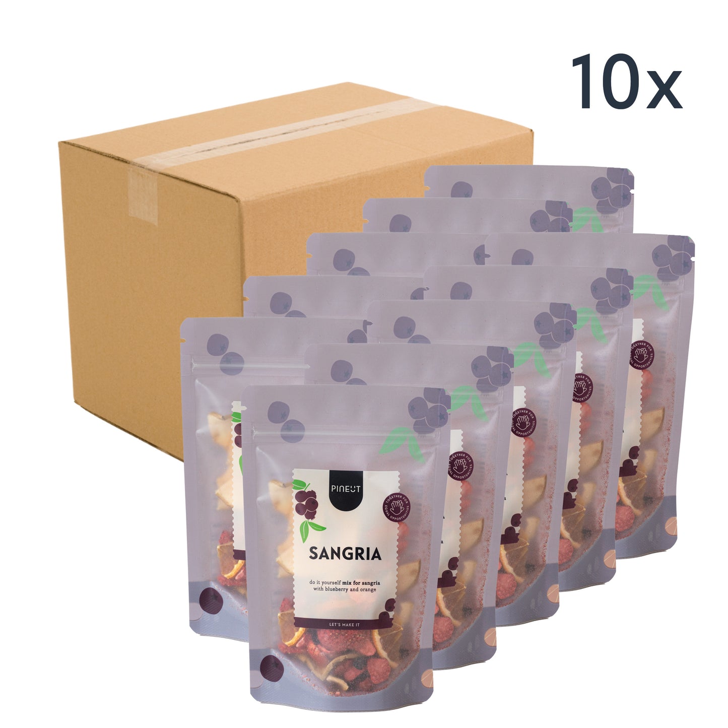 Summer drink | pouchbag | Sangria red wine BIO