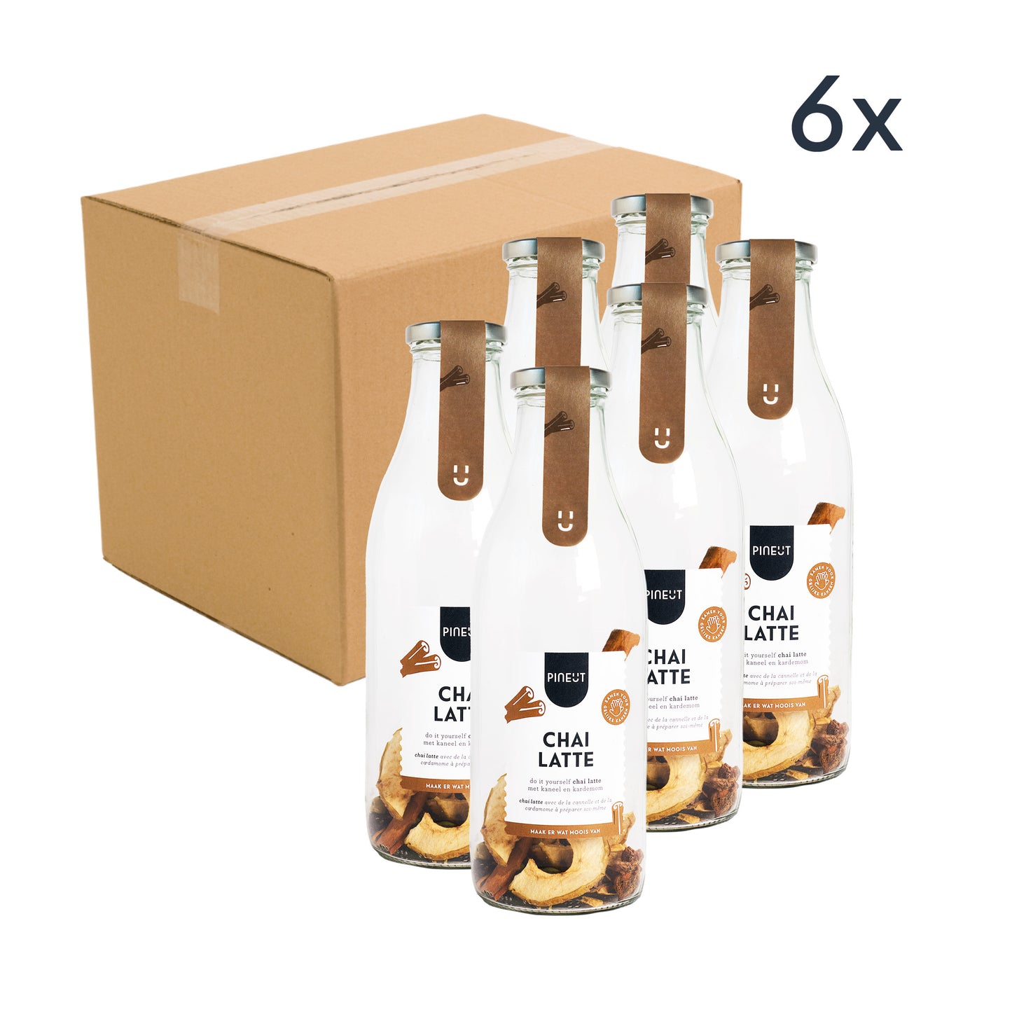 Base pour chai latte BIO | Carafe | Préparation maison épicée & gourmande | Expérience hivernale originale