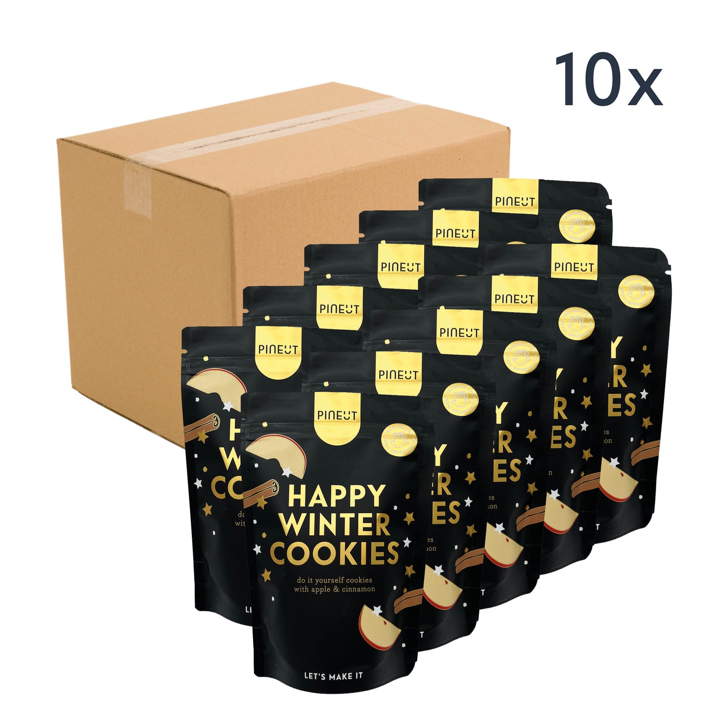 Holiday Special | Happy Winter Cookies | Pouchbag | Doos met 10 stuks