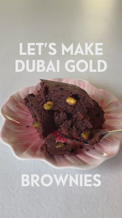DIY Dubai Gold Brownies | Limited edition