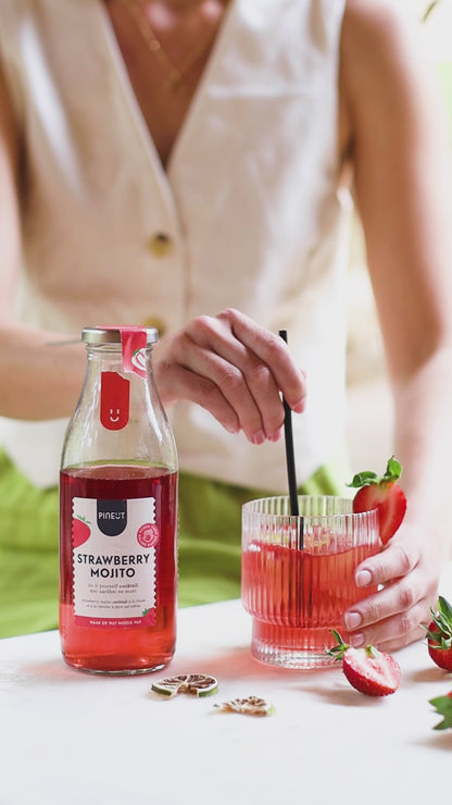 Cocktail | Strawberry Mojito | bottle | BIO
