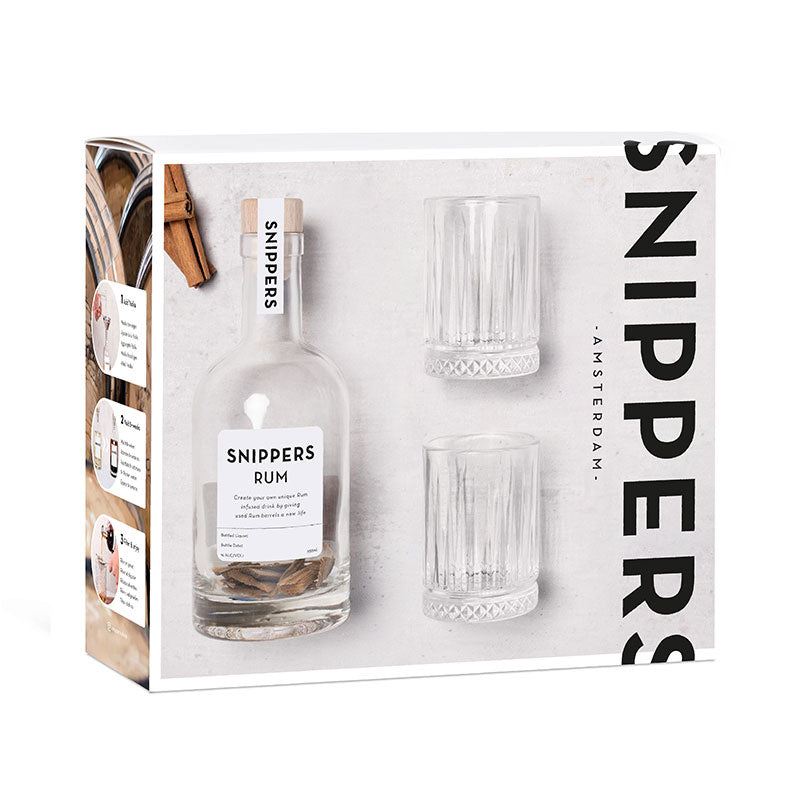 Originals Gift Pack Rum | 2 Glasses | Snippers