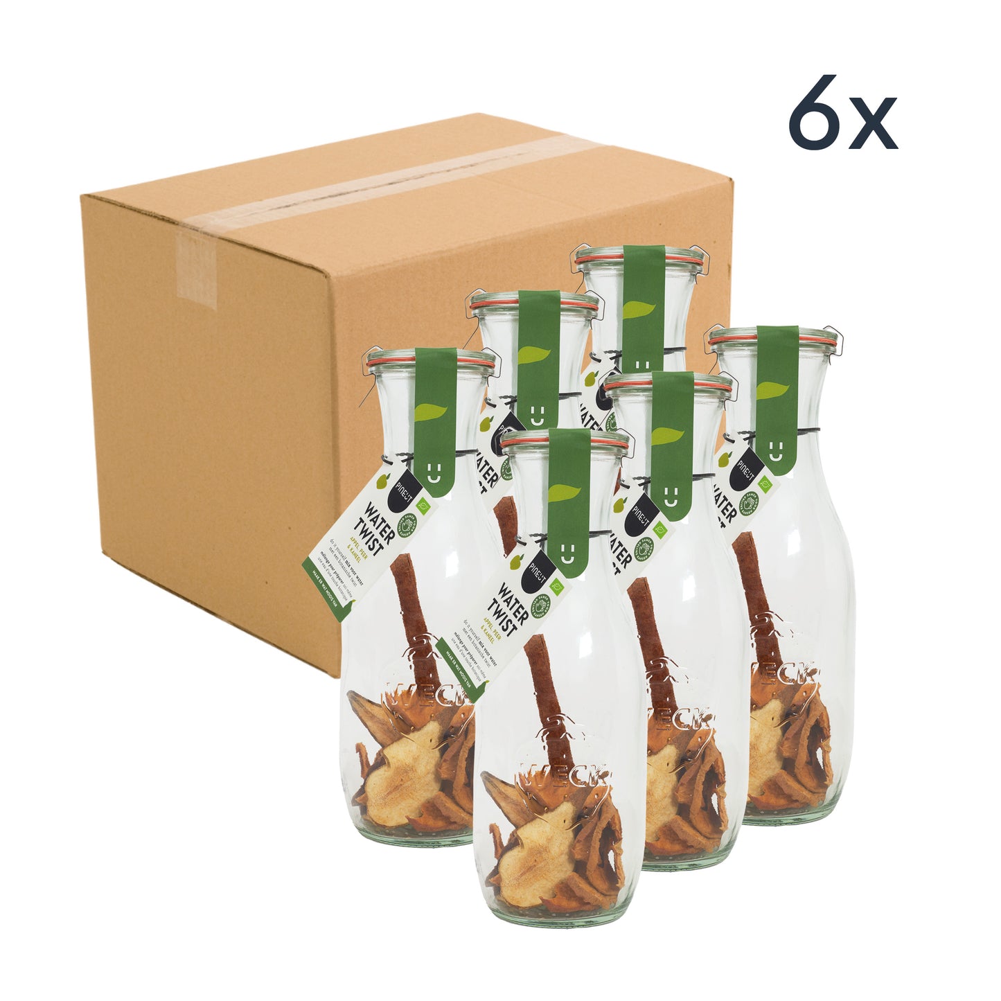 Watertwist | Karaffe | Apfel, Birne & Zimt Bio